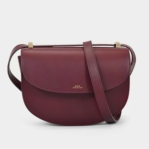 A.P.C. Sac Geneve Mini Bag in Bordeaux - Like New